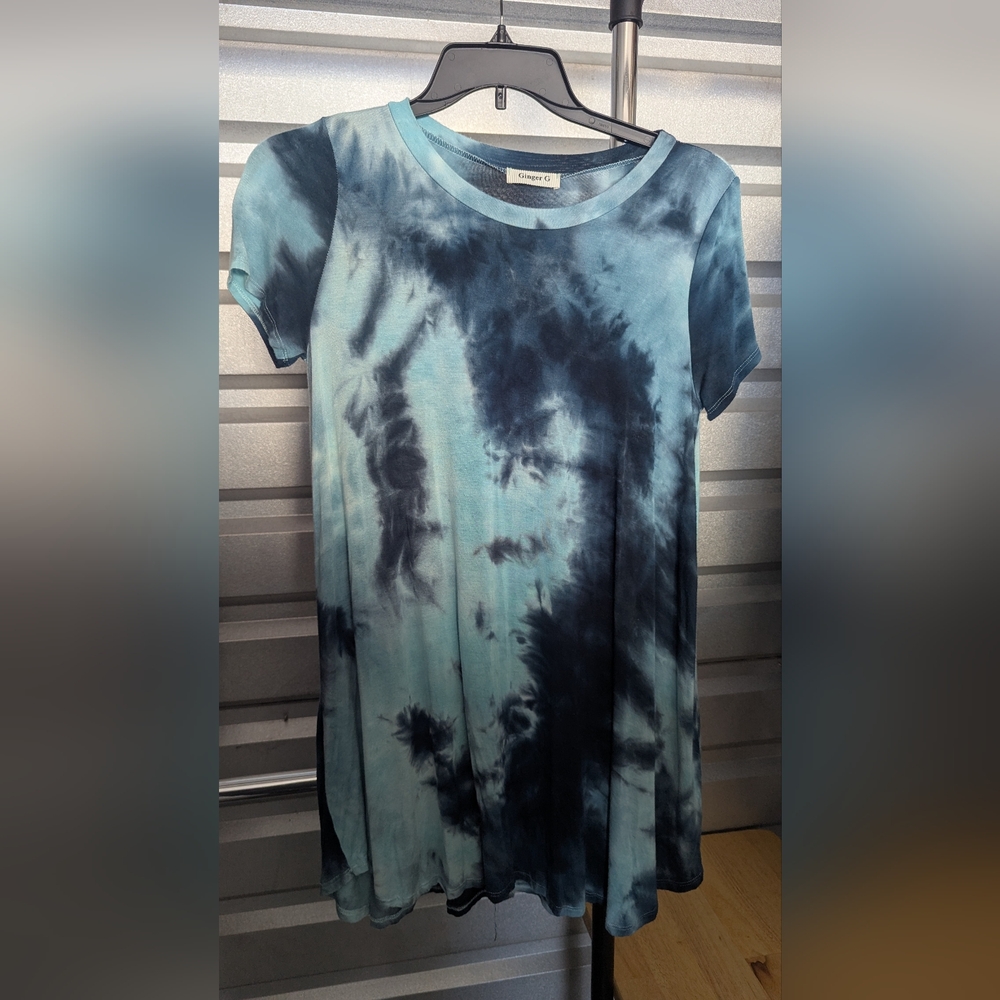 Tie-Dye Blue Top